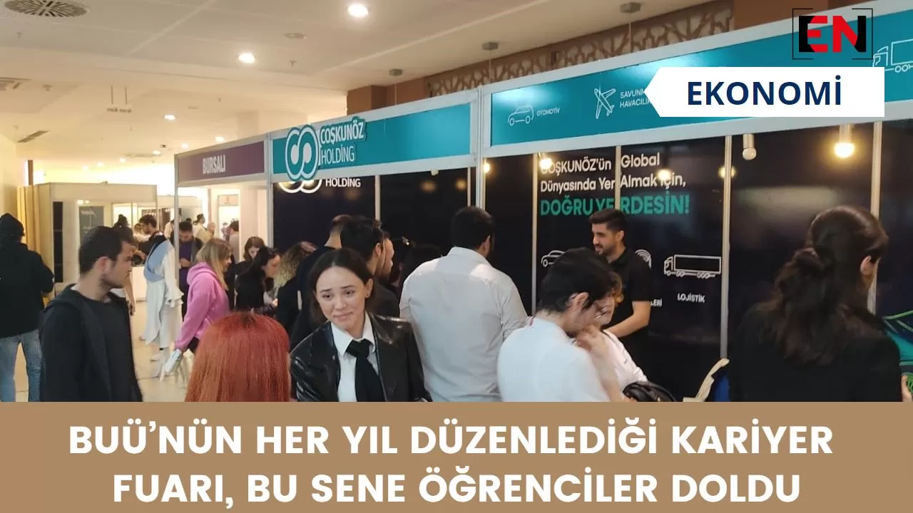 BUÜ’nün her yıl düzenlediği Kariyer Fuarı, bu sene öğrenciler doldu