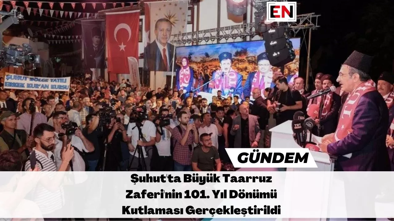 Şuhut'ta Büyük Taarruz Zaferi'nin 101. Yıl Dönümü Kutlaması Gerçekleştirildi